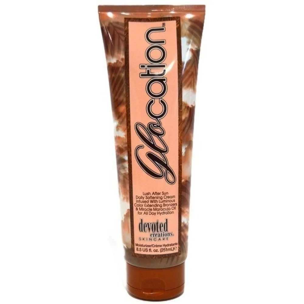 Devoted Creations Glocation After Sun Softening Cream Bronzer Moisturizer 8.5oz